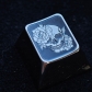 1U Titanium Alloy Artisan Keycaps for Mechanical Keyboard Personalized Keycaps -Skeleton Rose